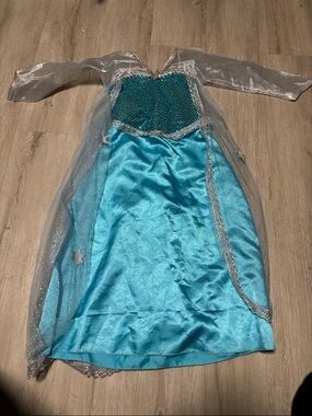Blue Sparkle Princess Costume Dress for Kids